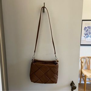 & Other Stories Braided Leather Cross Body Bag
